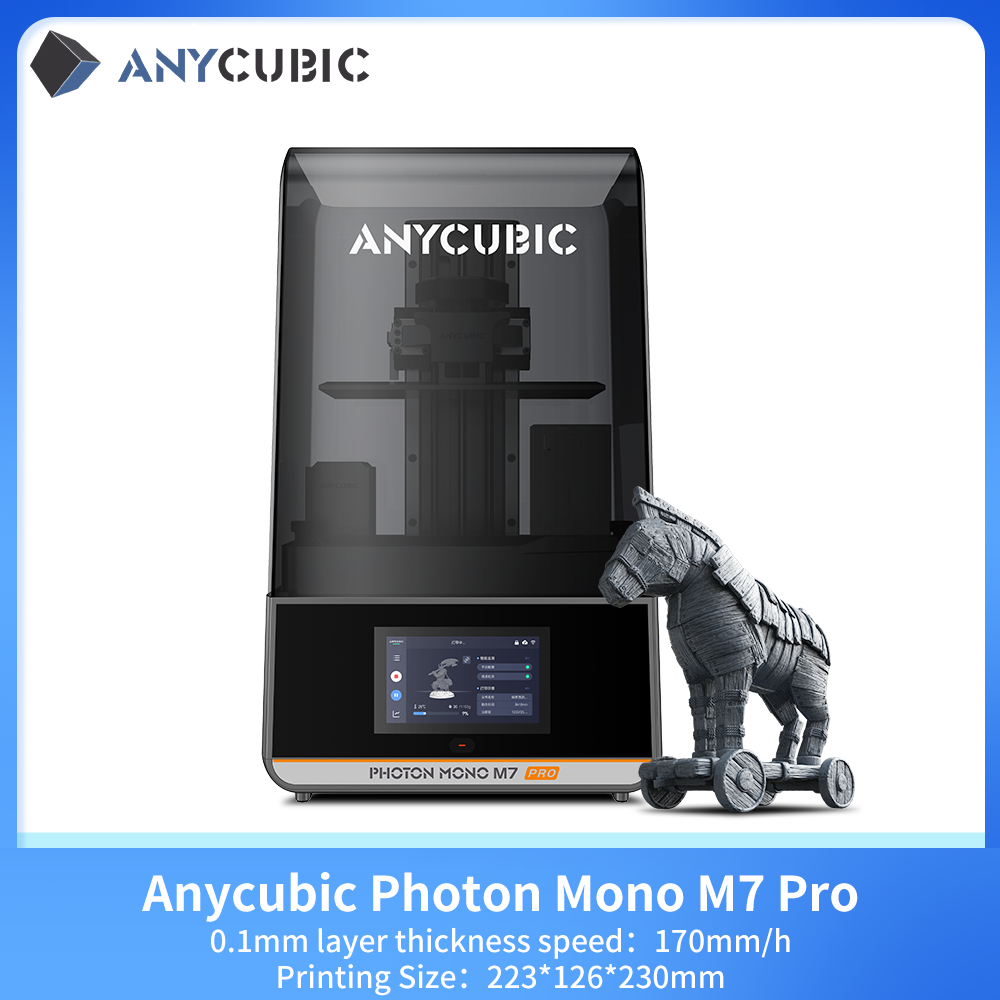 3D Printing Uv Sensitive Resin - ANYCUBIC Photon Mono M7 Pro Resina