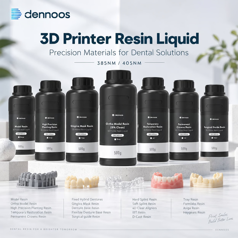 3D Printing Dental - Resina para Impressora 3D, Modelo de