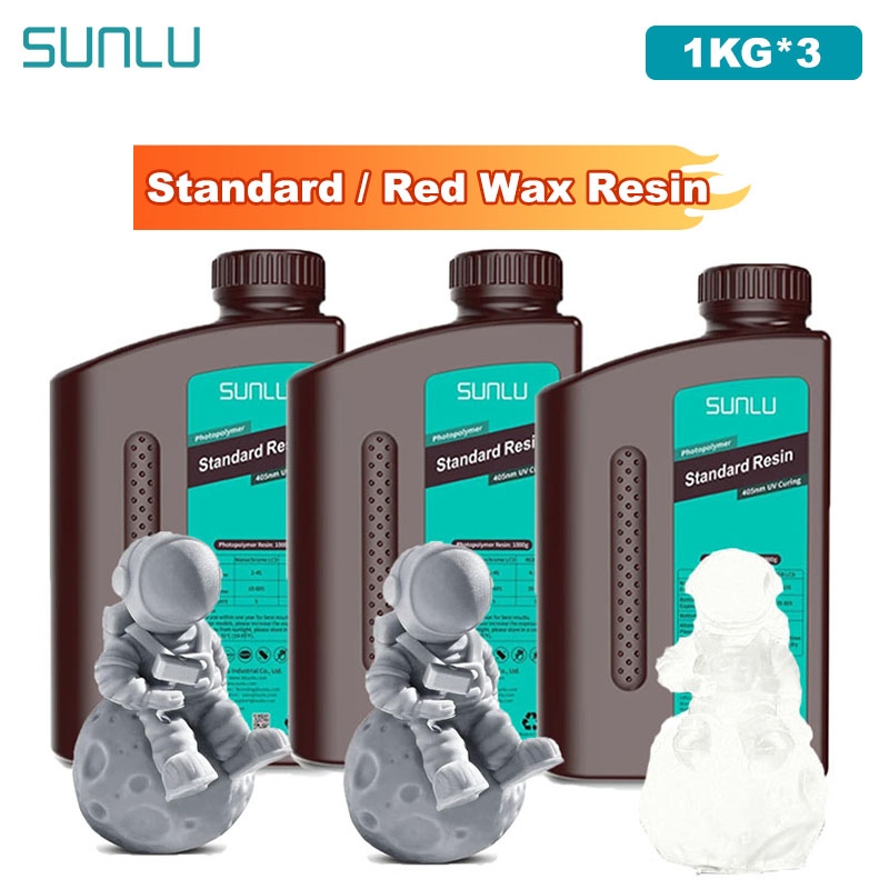 3D Printing Uv Sensitive Resin - Resina SUNLU 3KG Padrão / Resina