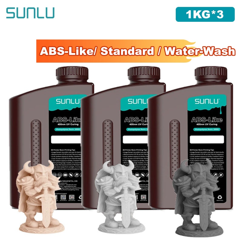 3D Printing Uv Sensitive Resin - Sunlu 3kg abs-como/padrão/resina de lavagem de