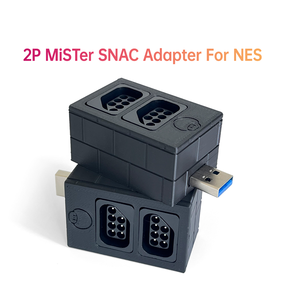 3D Printing Housing - Adaptador SNAC 2P para Controle NES