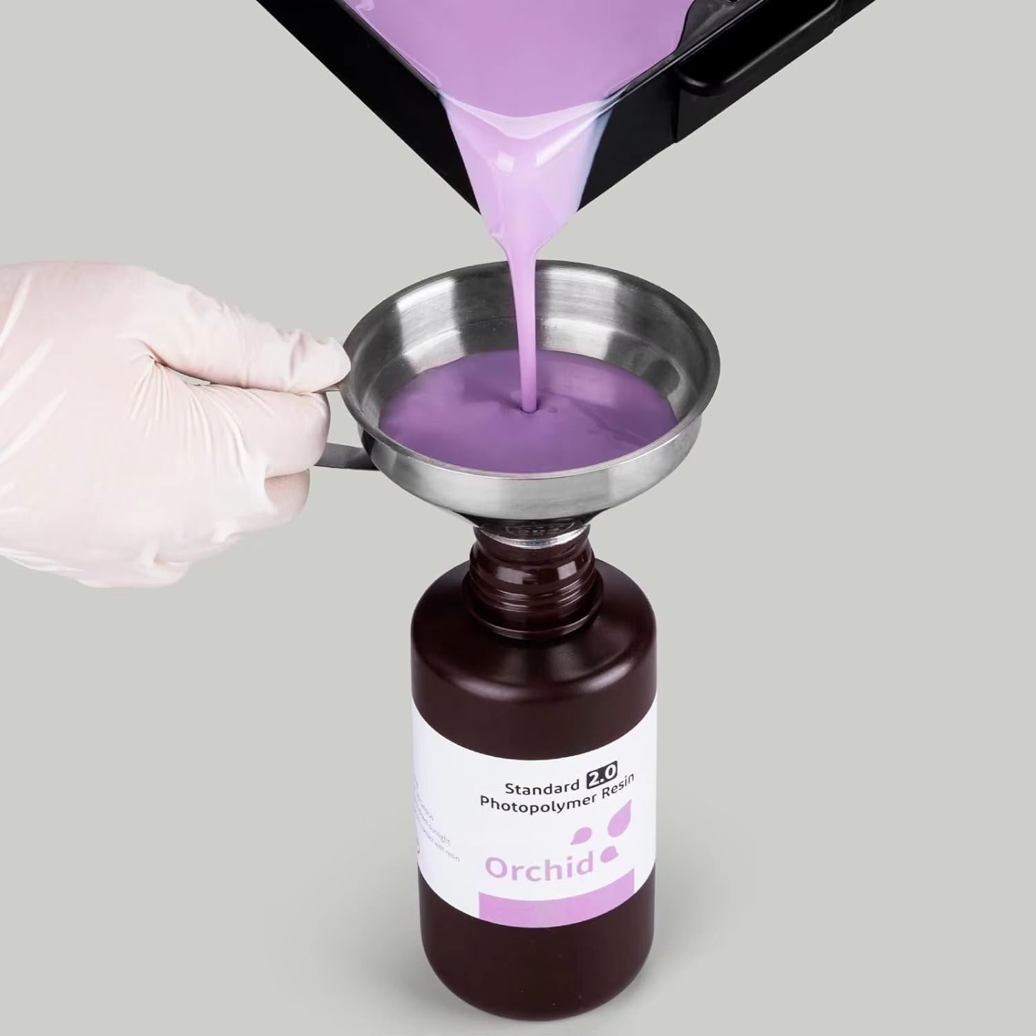 3D Printing Uv Sensitive Resin - Funil de filtro de resina para