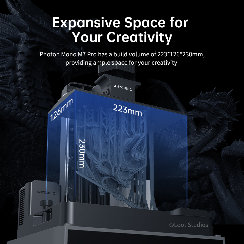 ANYCUBIC Photon Mono M7 Pro Re - 3D Printing Uv Sensitive Resin avaliação e preço