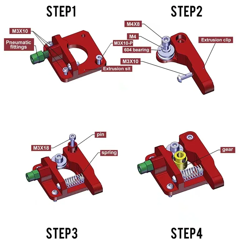 Extrusora de alumínio atualiza - Filament Runout Sensor avaliação e preço