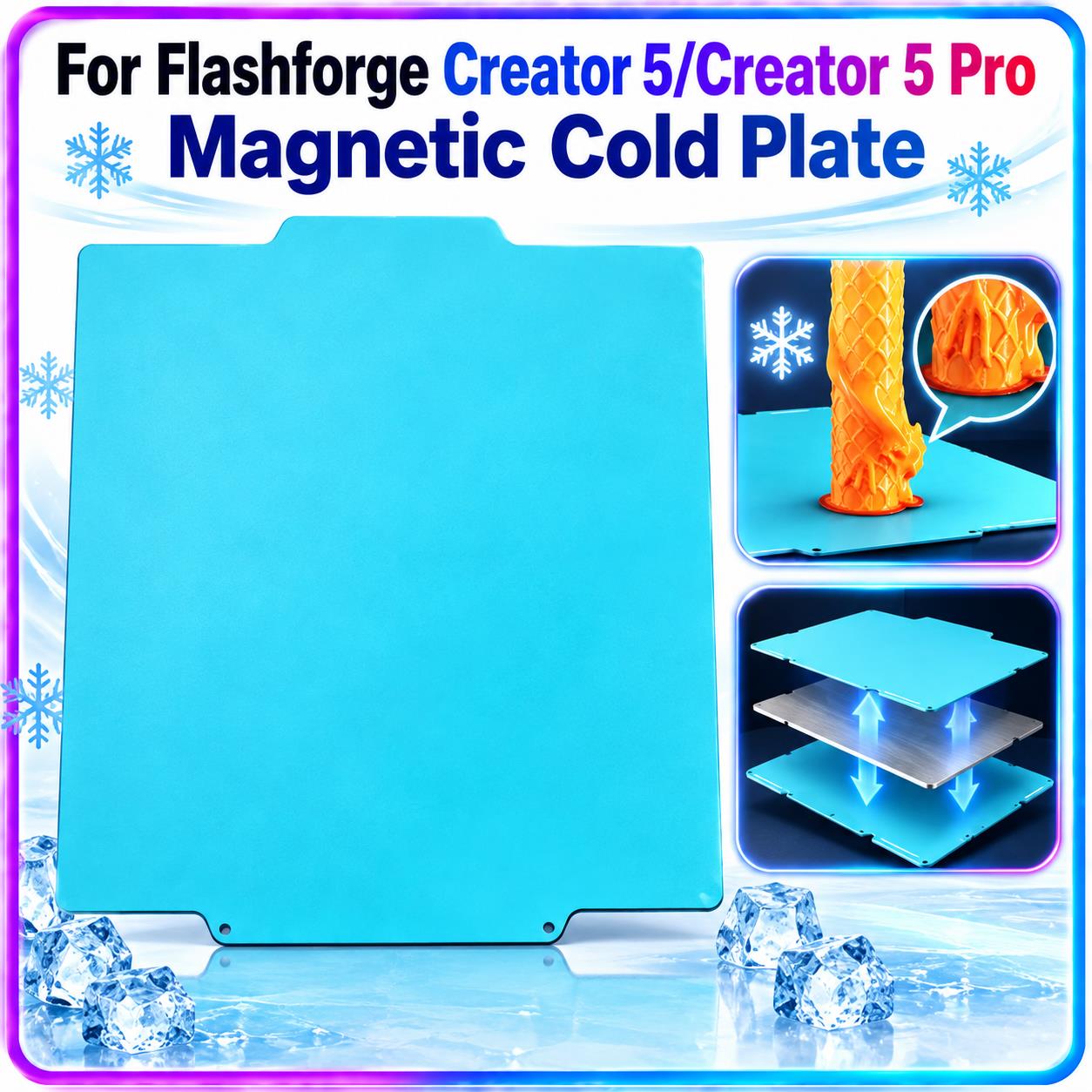 Placa Fria para Flashforge Cre - 3D Printer Bed Spring avaliação e preço