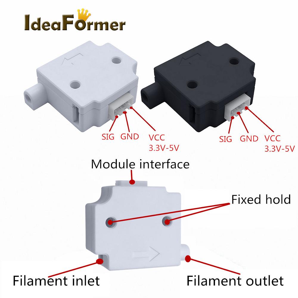 Detector 3D, Peças de Impresso - Filament Runout Sensor avaliação e preço