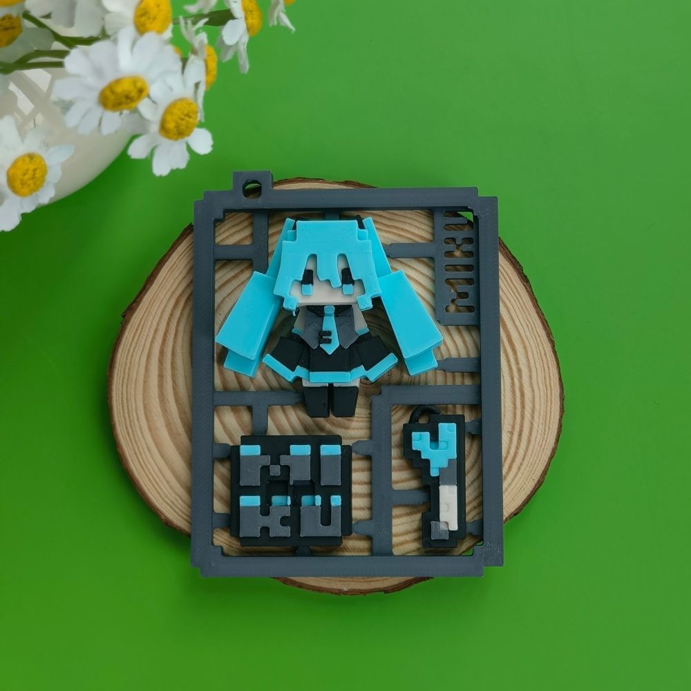 Modelo Semi-Montado de Hatsune - 3D Printing Model avaliação e preço