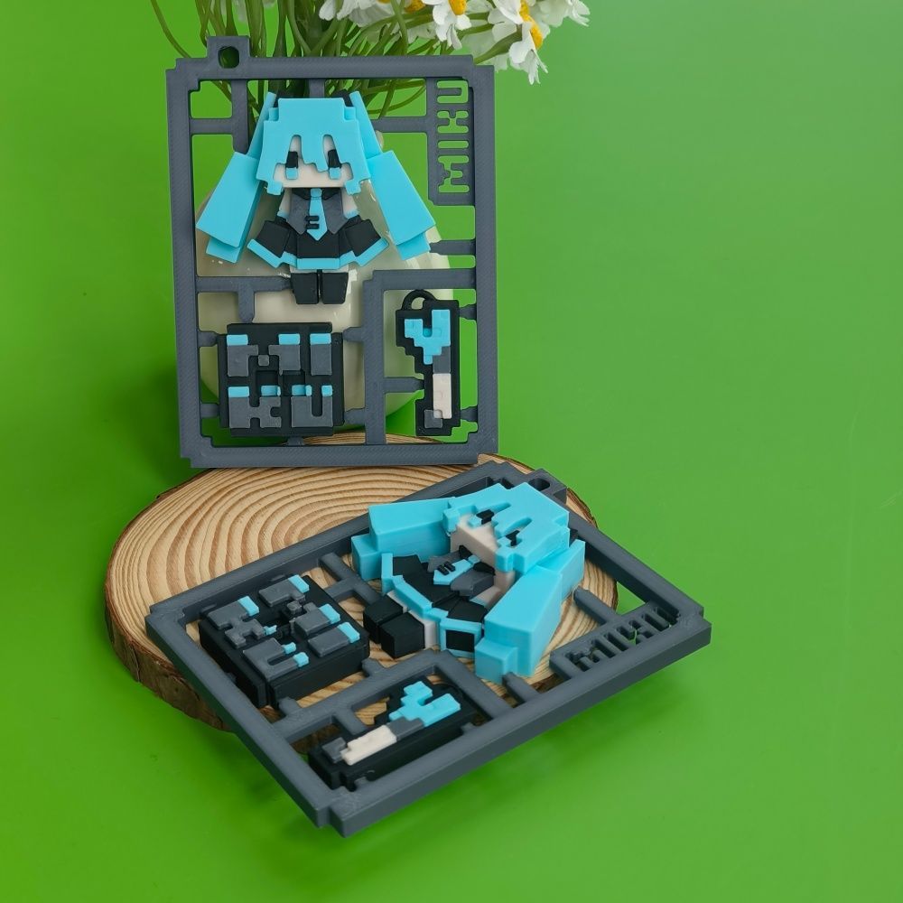 Modelo Semi-Montado de Hatsune - 3D Printing Model avaliação e preço