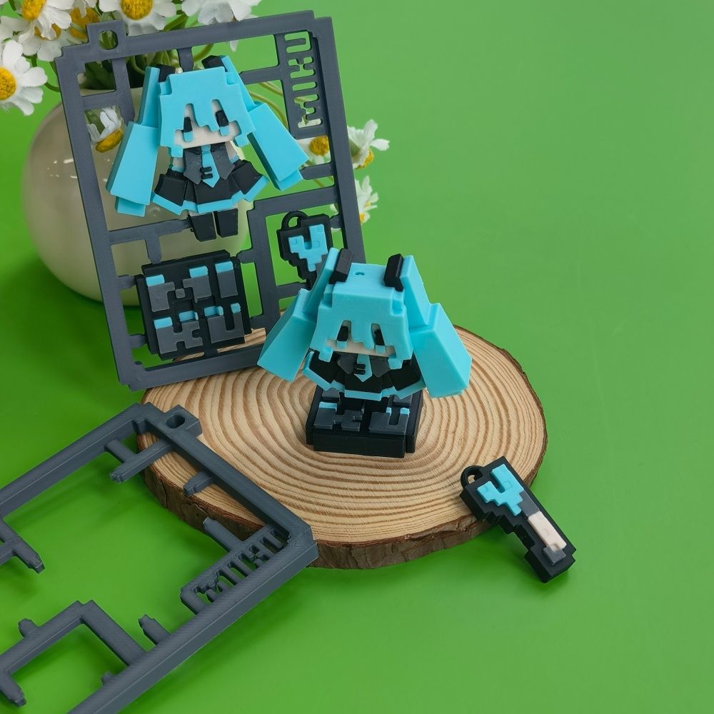 Modelo Semi-Montado de Hatsune - 3D Printing Model avaliação e preço