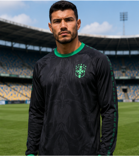 Camisa de Futebol de Manga Lon - 3D Printing Design avaliação e preço