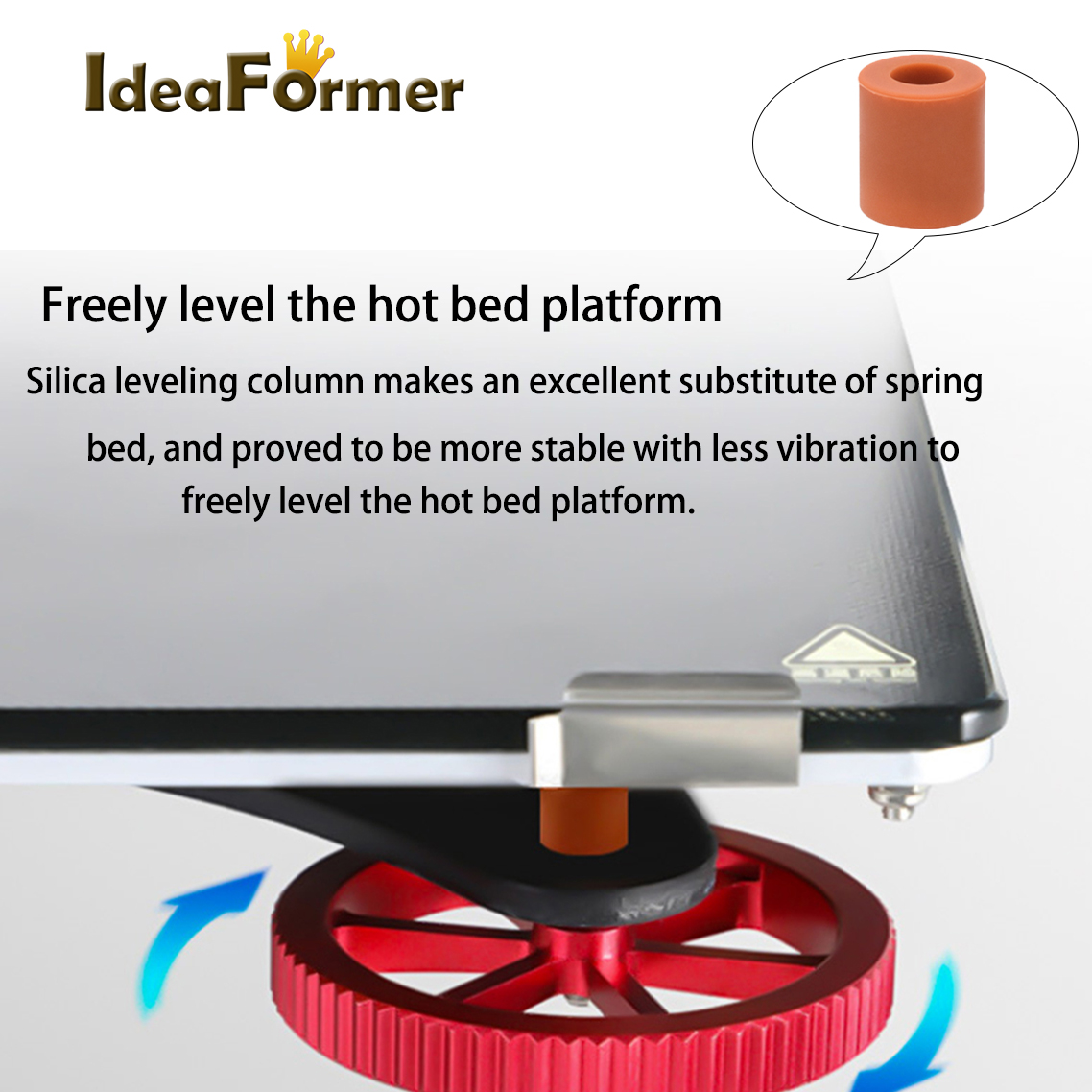 IdeaFormer 4 unidades de colun - 3D Printer Bed Spring avaliação e preço