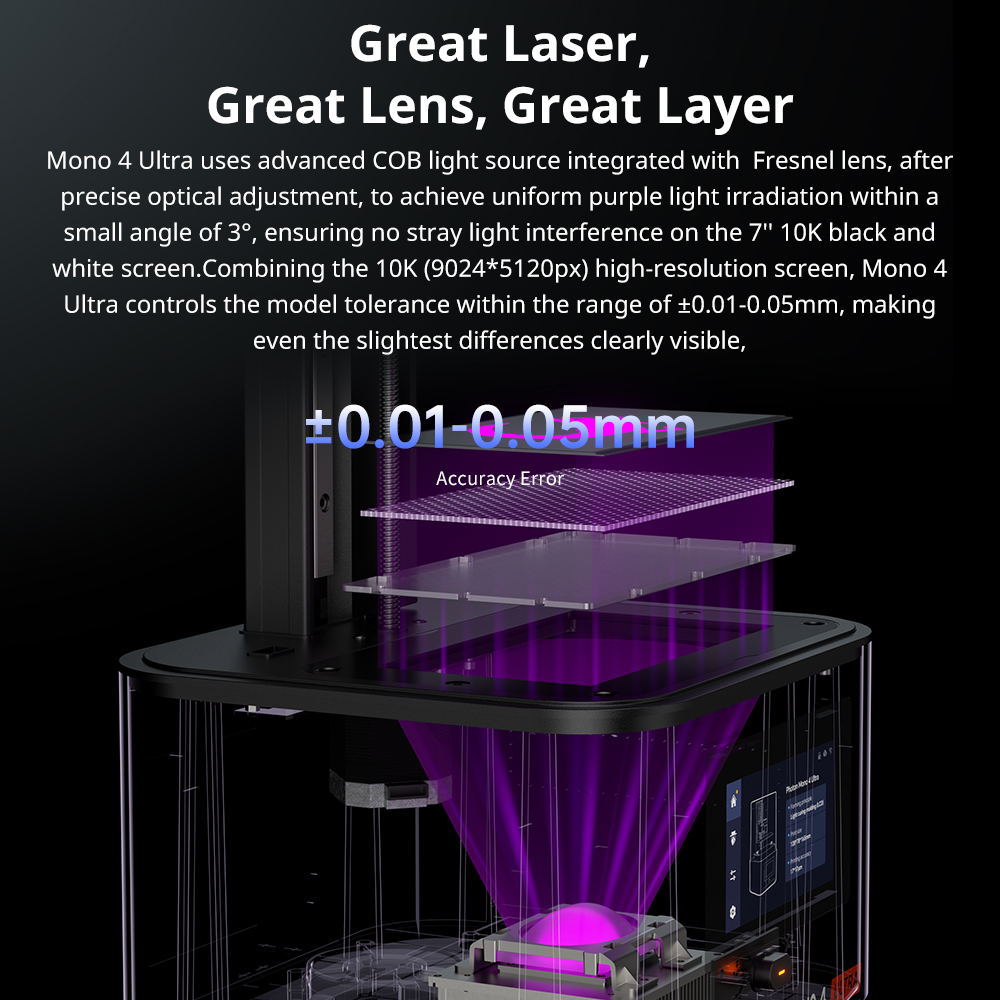 Anycúbico photon mono 4 ultra  - 3D Printing Uv Sensitive Resin avaliação e preço